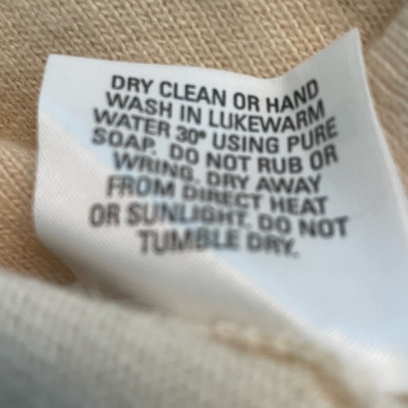 BALLANTYNE BERK 100% CASHMERE IVORY SWEATER SCOTLAND - Picture 11 of 11